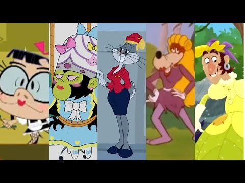Crossdressing in Cartoons: Compilation 5