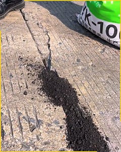 Fast Pothole Repair Without Machines. #potholerepair #coldpatchasphalt | Fun club