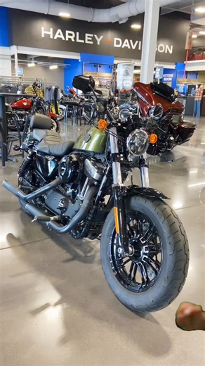 11K views · 63 reactions | We’re also slightly obsessed 朗 This 2016 Olive Gold Sportster Forty-Eight is a showstopper. #HarleyDavidson #Sportster #cincinnati #motorcycle | Queen City Harley-Davidson | Facebook