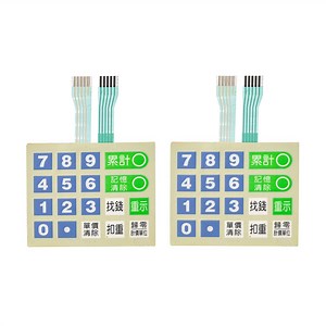 [Hot Item] Custom Good Stability Click Touch PC Industrial Membrane Sticker Layers for Gym Instruments