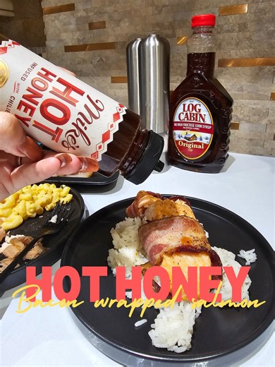Hot honey bacon wrapped salmon! #lowcarb #salmon #recipe | Jessica is Spoiled
