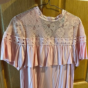 Lace detail blouse