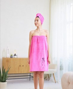 Raspberry Women's Sauna Set, 100% Cotton Velor Terry Kilt Wrap & Slippers, Cotton Sauna Wrap - Etsy Canada