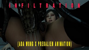 "Infiltration" | Ada Wong x Predalien (Resident Evil/ AvP)