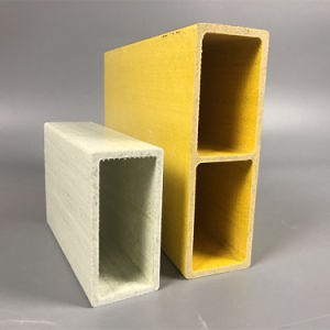 [Hot Item] Structural FRP Fiber Glass Rectangular Profile Tubes Hollow Pultruded FRP Rectangular Tube
