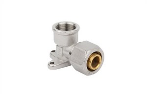 [Hot Item] 90 Degree Brass Elbow Pushfit Compression Brass Fittings for Pex-Al-Pex Multilayer/Composite Pipes