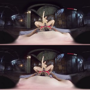 This chick really likes when fake dicks annihilate her dark holes