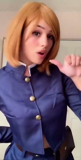 Nobara Kugisaki Cosplay 📌🔨 Hot Tik Tok Cosplay Mimi #Shorts #TikTokCosplay