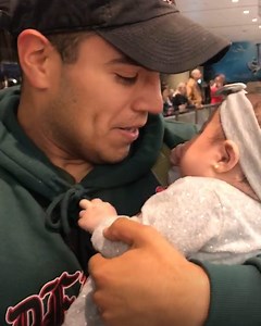 He was overseas when they found out they were pregnant. He was overseas when their baby girl was born. But her Army dad is here now. "Hi mi amor." ❤️ | Poughkeepsie Journal