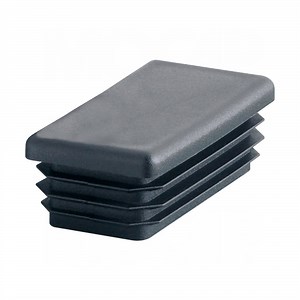 [Hot Item] Rectangular Tube Insert 75mm X 50mm Plastic Internal Pipe Chair Feet Insert