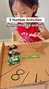 1.6M views · 19K reactions | 5 Number Activities for 18 months old and Up!  Give them a try! 朗 #montessoriactivities #diyactivitiesforkids #learningthroughplay #toddleractivities #preschoolactivities #kindergartenactivities #numberactivities | Life with Zion | Facebook