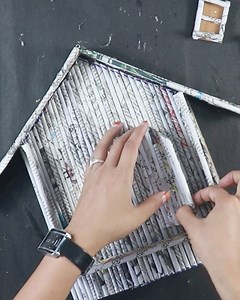 Old newspaper using idea #diy #newspapercrafts #crafts | Deep's CRAFT