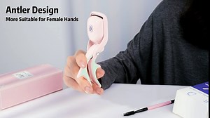 Electric Heated Eyelash Curler Rechargeable: Quick Natural Curling Eye Lash Advanced 3 Heating Modes with Sensing Heating Silicone Pad Handheld Portable Heated Eyelashes Tools (SZ-02-White)