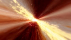 Abstract Interstellar flight star hyper space burst warp