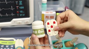 Doctor Kit for Kids, Pretend Medical Station Set for Boys & Girls,Pretend Medical Kit Toy, Mobile Cart with Sound and Light Functions, Kids Doctor Kit for Toddlers 3-5 Birthday Gift