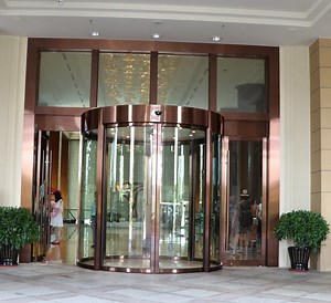 [Hot Item] Automatic Round Sliding Door Curved Sliding Circular or Semi-Circular Glass Sliding Doors