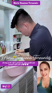 1M views · 34K reactions | Lucky wife #FBVIDEO #viralvideoシ #trendingvideo #facebookvideo #communitysupport #CommunityEngagement #lucky #wifeylife #beautiful #woman #kindness #hardwork #Nice #Amazing #Wow #husband #washing #underwears #clothes #cleaning #kitchen #dinner #love #truelove #happy #sweetheart #couple #couplegoals | Maria Rosanna Fernandez | Facebook