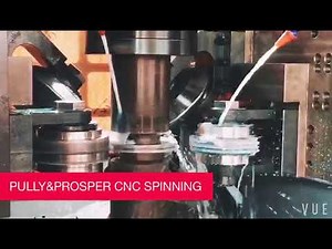 CNC metal spinning machine for PULLY FORMING