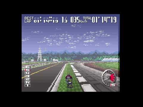 スーパーファミコン 峠・伝説最速バトルの実況です