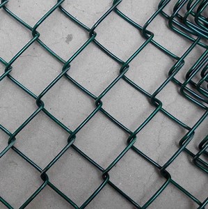 [Hot Item] Hot Dipped Galvanized Chain Link Fabric/PVC Chain Link Fence Mesh Roll 6'x50'
