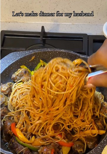 Oxtail Spaghetti Midnight Cook: Simple Dinner for My Husband