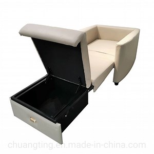 [Hot Item] Sofa Bed Micfiber Leather Hotel Chair Bed Pull out Couch Hospital