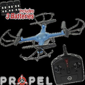 Propel RC Orbit 2.4 GHz HD Camera Drone w/One-Touch Remote and Extra Batteries
