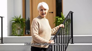 Hand Rails for Outdoor Steps, 3-4 Step Handrail Stair Railing Kit with Risers, Wrought Iron Outdoor Handrails for Exterior Steps, Black Stair Handrail, Concrete & Deck & Porch Railing