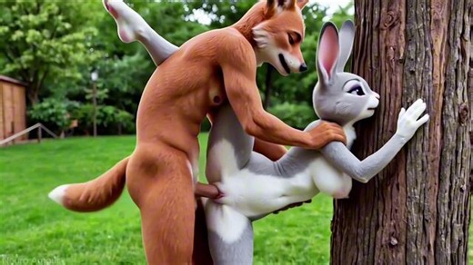 Judy Hopps and Nick Wild on Patrol - Zootopia Furry Animation