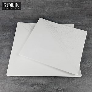 [Hot Item] Hotel High Quality Event Restaurant Hall White Ceramic Dish