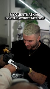 My Clients Ask For The Worst Tattoos 😆 #Tattooartist #tattooideas | Daniel Silva Tattoo