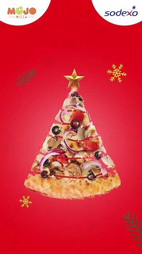 Santa Claus is coming to town! Order from MOJO Pizza- 2X Toppings...