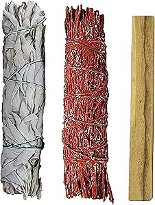 Activate White Sage Pack Bundle - 4 Inches Smudge Sticks Home Spiritual Cleansing Meditation Relaxation Aromatherapy Healing Energy Rituals - Premium California White (Trinity Pack)
