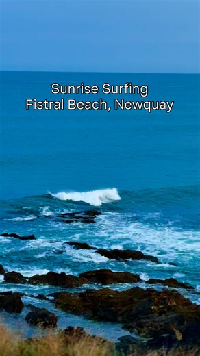 Surfers out on Fistral Beach at sunrise #newquay #cornwall #fistralbeach #sunrise #surfinguk #lovenewquay | Pentire Hotel, Newquay
