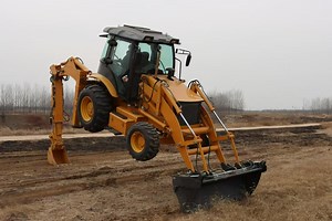 [Hot Item] Chinese Backhoe Excavator Loader Compact Tlb Tractor 4X4 Mini Backhoes Wheel Loader