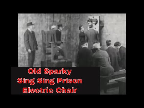 " OLD SPARKY " SING SING PRISON ELECTRIC CHAIR (SILENT FOOTAGE) XD45724
