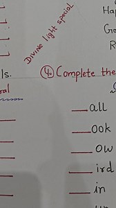English grammar worksheets Hand written Worksheets Follow Divine Light Special 088605 31641 #English #learnwithfun #englishlearning #englishvocabulary #education | Divine Light Special