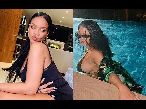 Rihanna Goes Midnight Swimming In The TINIEST FENTY BIKINI Ever | Hollywood News