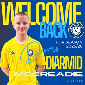 2.5K views · 19 reactions |  Welcome back Diarmid!  2025/26 sponsorship is available for all our players - Home £50, Away £50, or £80 Home & Away. Contact us for details.  *pending SFA approval * | East Kilbride YM FC | Facebook