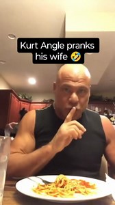 Kurt Angle pranks his wife 🤣 | wrestling.killer