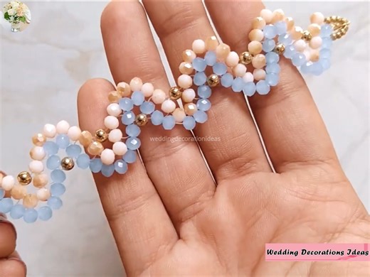 13K views · 1K reactions | How to Make Gorgeous Bridal Bracelet | Wedding Decoration Ideas | Facebook