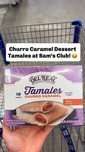 If you haven’t tried dessert tamales yet… this is your sign 😍 These Churro Caramel Tamales are NEW at Sam’s Club and are filled with melty caramel wrapped in sweet cinnamon masa. $9.47 for 10 tamales! Do you plan on trying?! #samsclub #tamales #dessertlover | Sam’s Club Lovers
