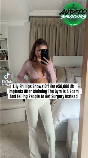 Lily Phillips Shows Off Her Ab Implants After Claiming The Gym Is A Scam #LilyPhilips