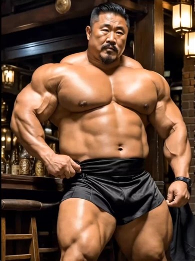 Asian Muscle Daddy: The Ultimate Muscle Bear