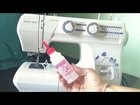 Usha Janome Wonderstitch || How to clean and oil Usha Janome sewing machine ||