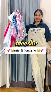 cute women top from meesho ❤️#meeshohaul #womentop #koreandress #topshaul #fullsleevestop #tophaul