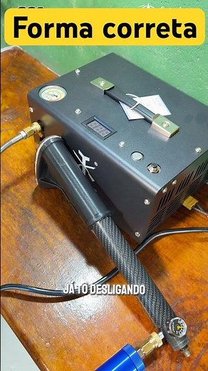 HOW TO FILL PCP IN THE COMPRESSOR #shorts