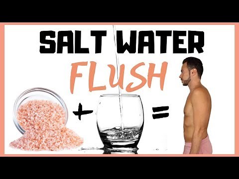 Guy Tries 🧂SALT WATER FLUSH CLEANSE for WEIGHT LOSS | Before & After Results