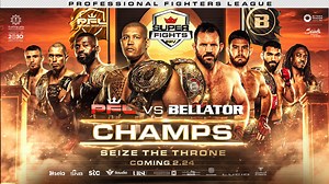 What time is the Renan Ferreira vs. Ryan Bader fight tonight? Cagewalks, running order, streaming, how to watch PFL vs. Bellator on DAZN | DAZN News US