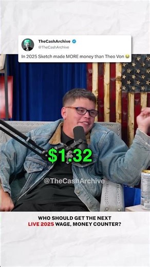 Theo Von is BROKE compared to Sketch... 🤣 #money